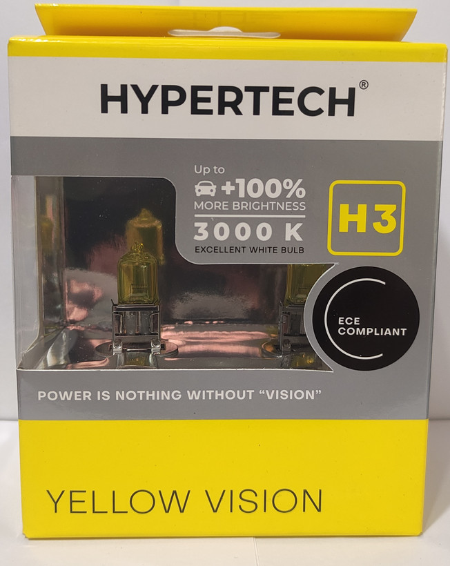 لامپ زرد H3 سیم دار HYPERTECH
