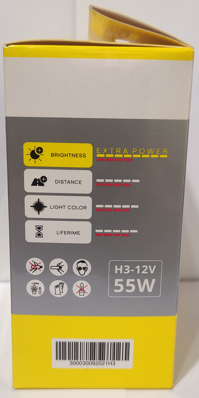 لامپ زرد H3 سیم دار HYPERTECH