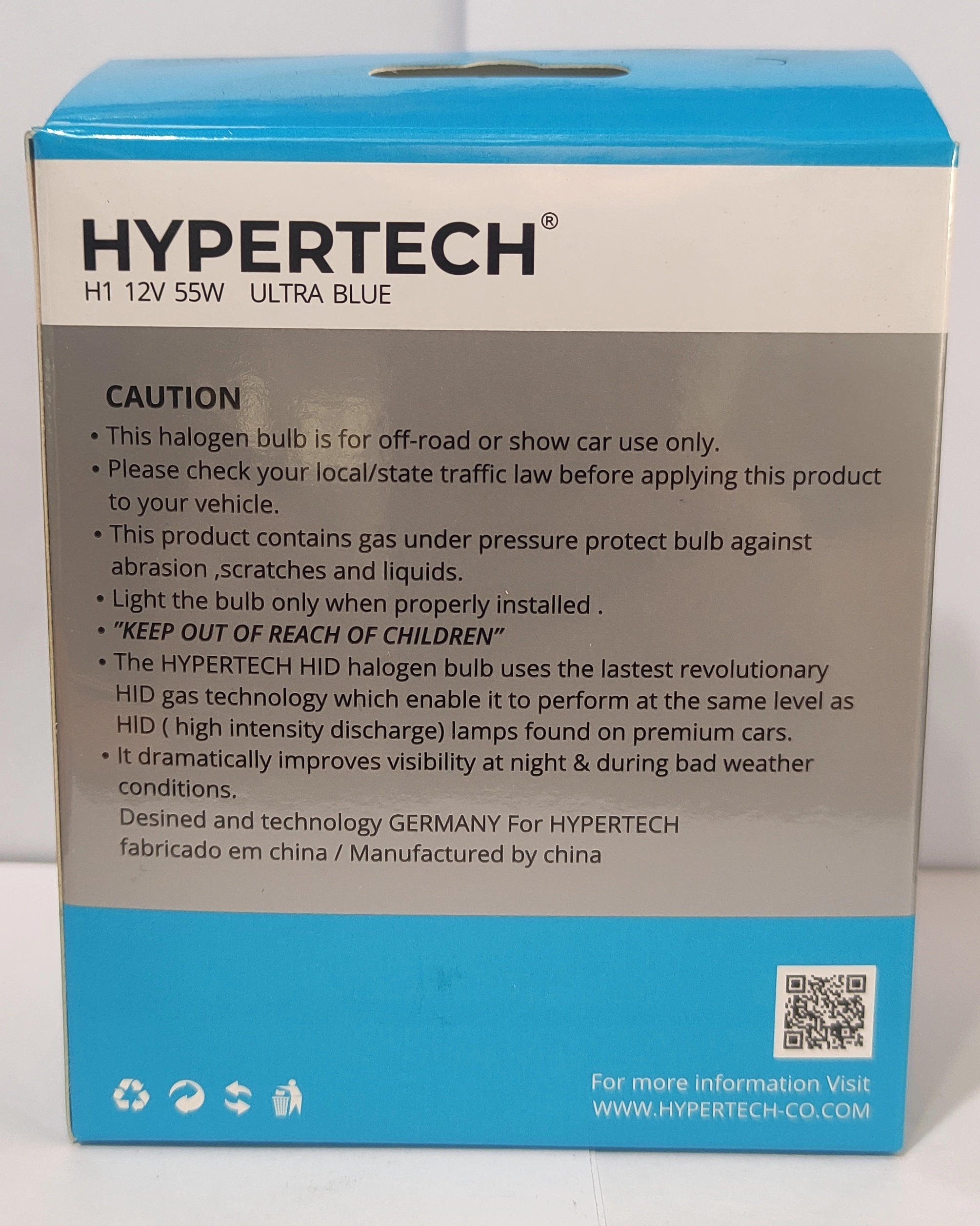 لامپ یخی H1 بی سیم HYPERTECH