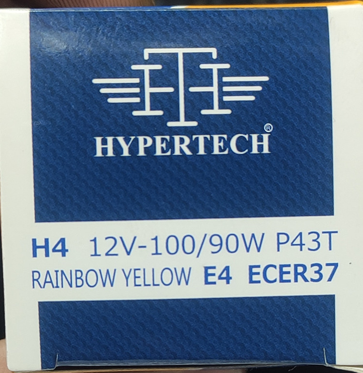 لامپ هفت رنگ H4 سه پایه HYPERTECH (جفتی)